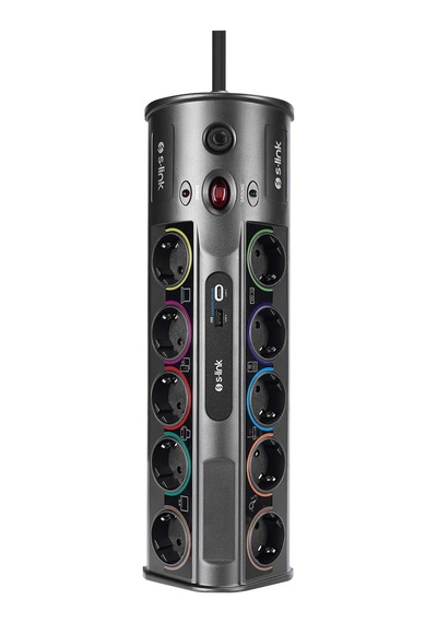 Prz01 Prizhive 3 Metre 1860 Joule 1.5mm 1 Usb 1 Typec 2.1a/5v 16a 250v 3680w 10lu Akım Korumalı Priz Diğer