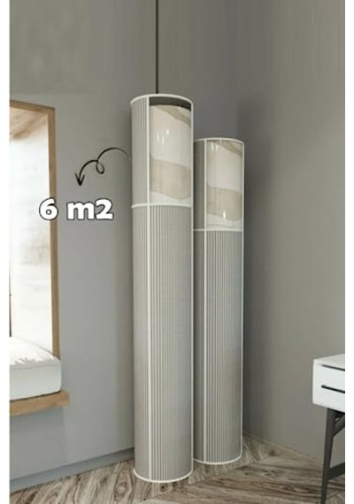 Pencereli Halı Hurcu 6m² Organizer Düzenleyici Kilim, Paspas Hurç 6 M² Hurç Açık Indigo