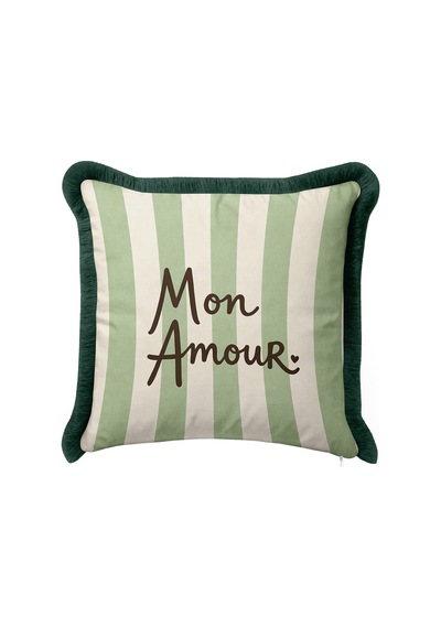 Mon Amour Çizgili Romantik Şık Saçaklı Yastık Kılıfı - Aşk Temalı Krem Siyah Püsküllü Kırlent Kılıfı Serin Esinti Lime Mon Amour Çizgili Romantik Şık Saçaklı Yastık Kılıfı - Aşk Temalı Krem Siyah Püsküllü Kırlent Kılıfı Serin Esinti Lime