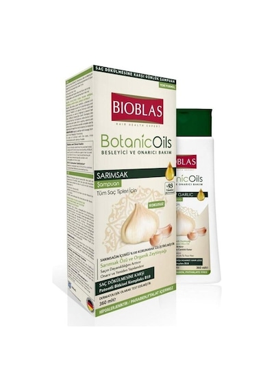 Bioblas Botanic Oils Sarımsaklı Şampuan 360 ml Saç Dökülmesine Karşı