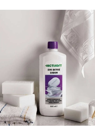 Sıvı Beyaz Sabun Yüzey Temizleyici 1000 Ml X 4 Adet 4'lü Set