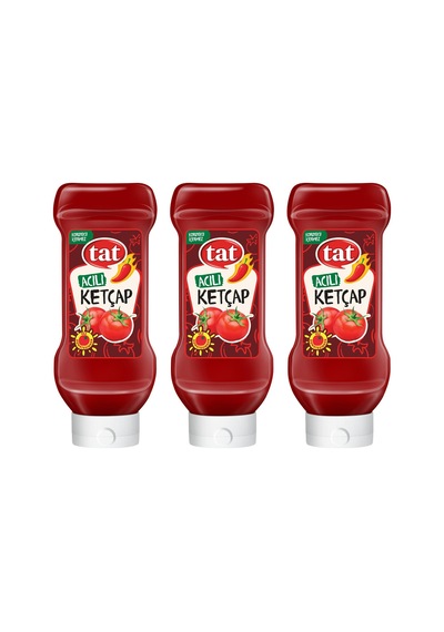 Tat Ketçap Acılı 3 x 650 G