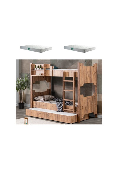 Setaymobilya Mdf Profil Ranza, Avrasya Ayrılabilir Yavrulu Ranza + 2 Yatak (413526612) Setaymobilya Mdf Profil Ranza, Avrasya Ayrılabilir Yavrulu Ranza + 2 Yatak (413526612)