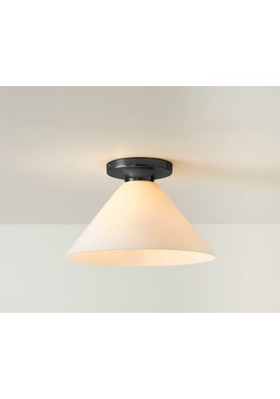 Mylights Opal Camlı Plofonyer Tavan Avize Aramtür Beyaz Camlı