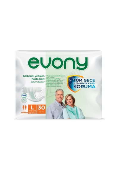 Evony Yetişkin Bezi Large 30'lu Diğer