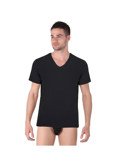Thermoform Bambu Erkek V Yaka Tişört Kısa Kollu Fanila Atlet Ve Slip Külot Seti Siyah Çok Renkli Thermoform Bambu Erkek V Yaka Tişört Kısa Kollu Fanila Atlet Ve Slip Külot Seti Siyah Çok Renkli