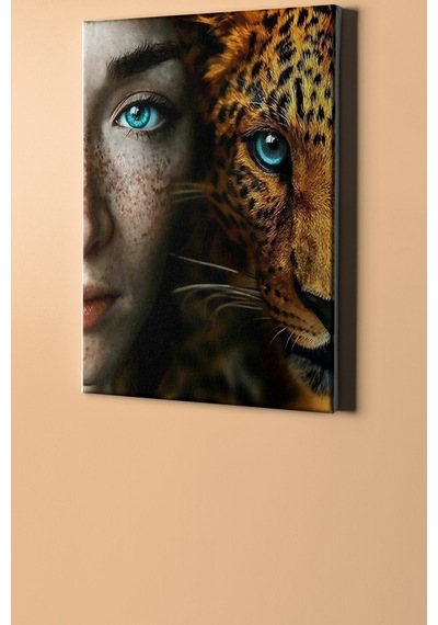 Webstyle Sayılarla Boyama Seti Kasnaklı Vahşi Güzel 50 X 65 Cm