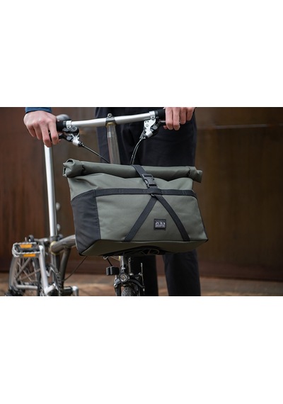 Brompton Borough Roll Top Bag Medium Olive Q101583 Siyah