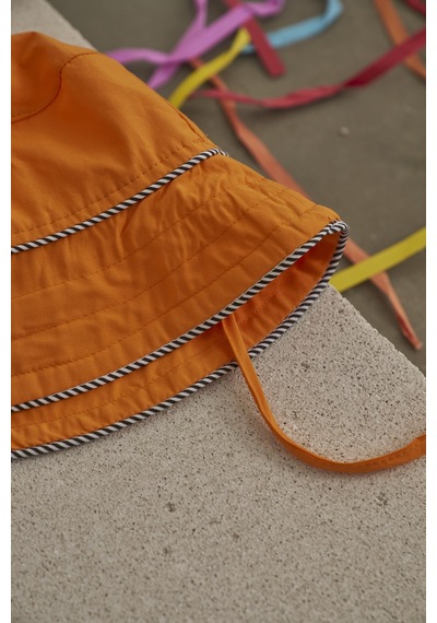 Ohlalakoala Candy Summer Biyeli Poplin Şapka Turuncu