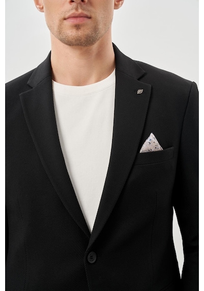 İmza Siyah Gabardin Mono Yaka Tam Astar Esnek 6 Drop Slim Fit Casual Ceket 1002245162 Siyah İmza Siyah Gabardin Mono Yaka Tam Astar Esnek 6 Drop Slim Fit Casual Ceket 1002245162 Siyah