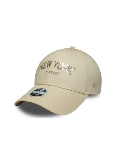 New Era Wmns Sequın Wordmark 9forty Neyyan Unisex Şapka 60771753 Bej