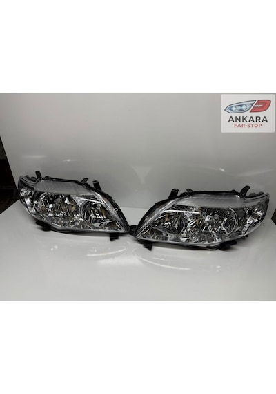 Toyota Corolla 2007 - 2009 Sedan Far Lambası Sağ - Sol Takım Sağ - Sol Takım - 2 Far