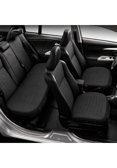 Peugeot 3008 Araçlara Uyumlu Premium Deri 3 Parça Oto Koltuk Minderi Araca Uyumlu 4 Mevsim Kolay Montaj