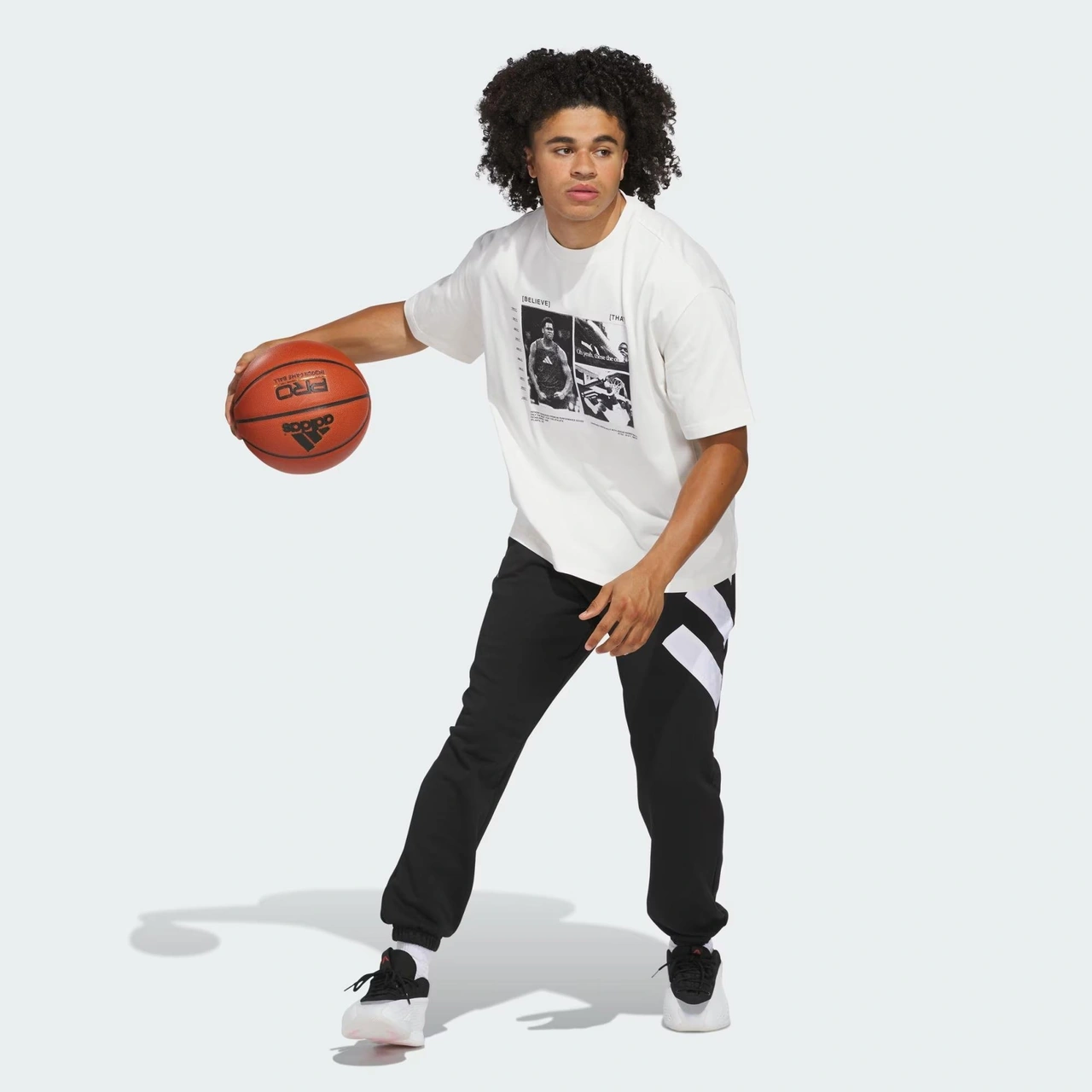 Adidas Anthony Edwards Erkek Tişört C-adıjm2679e50a00 Beyaz