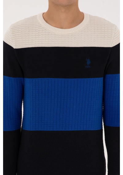 U.S. Polo Assn. Erkek Regular Fit Bisiklet Yaka Lacivert Sweatshirt 50307828-VR033