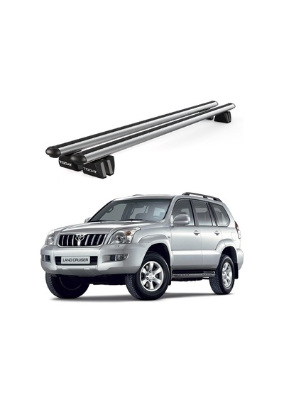 Pençe Toyota Land Cruiser Ara Atkı 1997-2008 Uyumlu Gri Ara Atkı Port Bagaj Tavan Barı