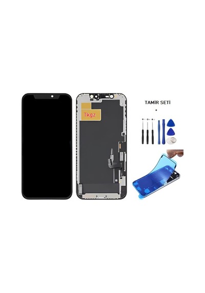Apple Uyumlu iPhone 12 Lcd Ekran Dokunmatik -a- Kalite Gx Marka + Tamir Seti + Toz Bantı