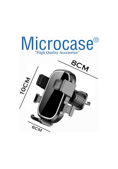 Microcase Izgaralıktan Araç İçi360DereceDönerTelefonTutucu-AL3739