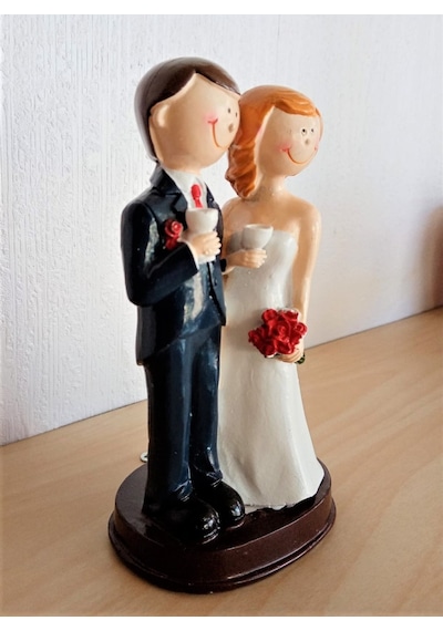 Gelin Damat Doğum Günü Pasta Süsü