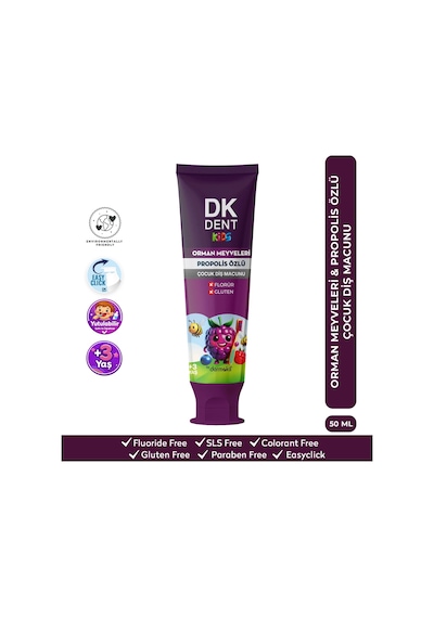 Dermokil DK Dent Orman Meyveleri ve Propolis Özlü Çocuk Diş Macunu 50 ML