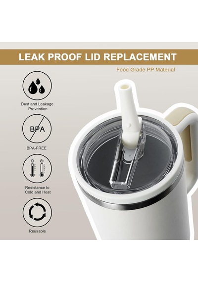 40 Oz Uyumlu Yedek Kapak Sızdırmaz Leakproof Tasarım Bpa Free Yedek & Upgrade Lid Sta Belirtilmemiş