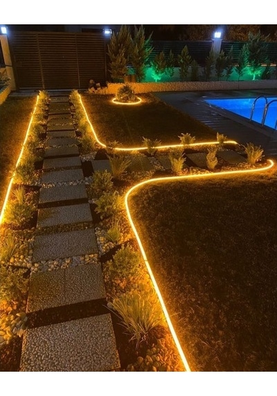 Ekoplas Işıklı Çim Sınırlayıcı 10 Mt