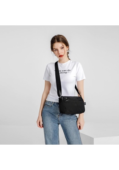Küçük Boy Postacı Kadın Çantası Smart Bags 1006-127 Desenli Çok Renkli