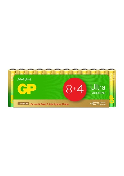 Gp Ultra Alkalin Aaa İnce Kalem Pil 12'li Paket Crchmgo