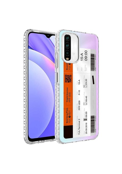 Xiaomi Redmi Note 10S Kılıf Airbag Kenarlı Renkli Desenli Elegans