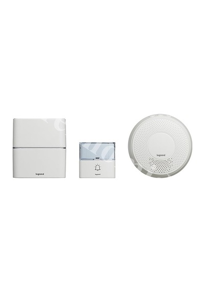 Legrand 094272 Bir Buton Iki Zil Kablosuz Zil Seti