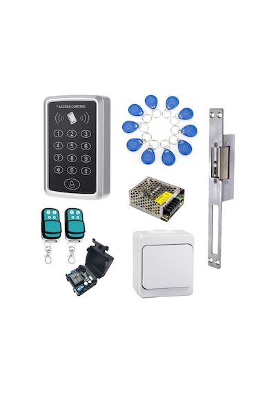 Rfid Uzaktan Kumandalı Butonlu Şifreli Kapı Kilidi Set