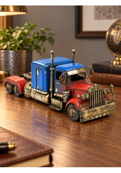 Dekoratif Metal Tır Ford Classic Kamyon Retro Renk