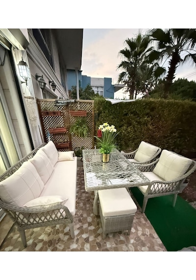 Kaş 3+1+1+masa Rattan Bahçe Balkon Mobilyası Açık Krem Kaş 3+1+1+masa Rattan Bahçe Balkon Mobilyası Açık Krem