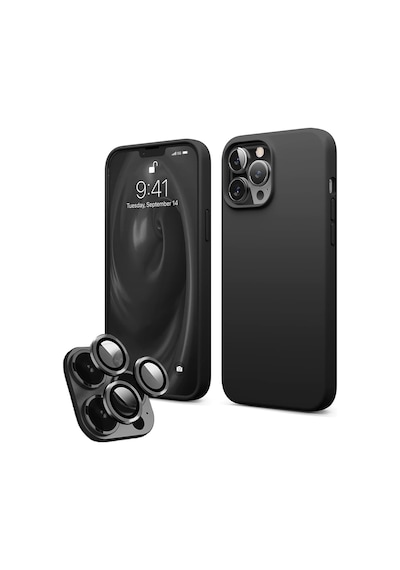 Apple Uyumlu iPhone 13 Pro Max Kılıf Kamera Lensli Lansman Silikon Kapak