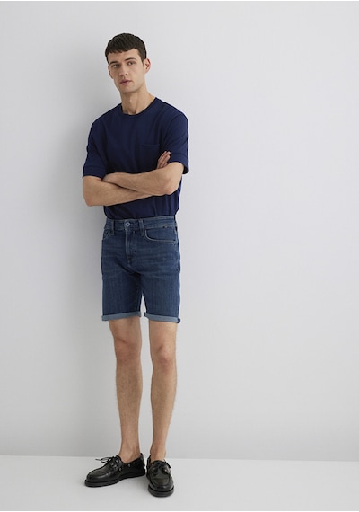 Mavi - Brian Premium Blue Koyu Vintage Mavi Jean Şort 0418489817 Koyu Mavi