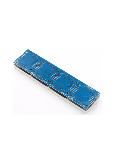 Max7219 4 Adet 8x8 64 Nokta Led Matrix Modül Dot Matrix 5v Ortak Katot Led Ekran Saat