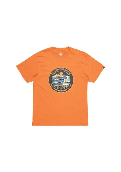 Quiksilver Ev Three Seas Ss Bakır Rengi Erkek Kısa Kol Gömlek 000000000102115109 Kahverengi