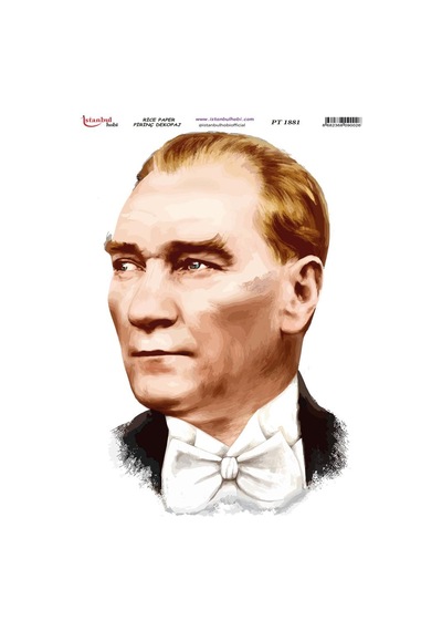 Pirinç Dekopaj Kağıdı 30x42cm Pt-1881 Atatürk