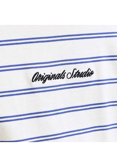 Jack & Jones Jack&jones Norrebro Stripe Erkek Beyaz Tişört