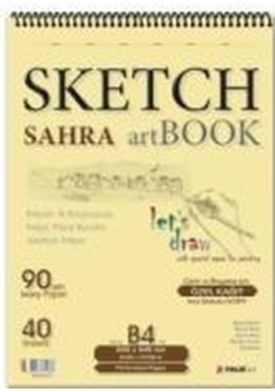 Sahra Spiralli 24,5x34,5 Blok.90 Gr.ıvory Kağıt