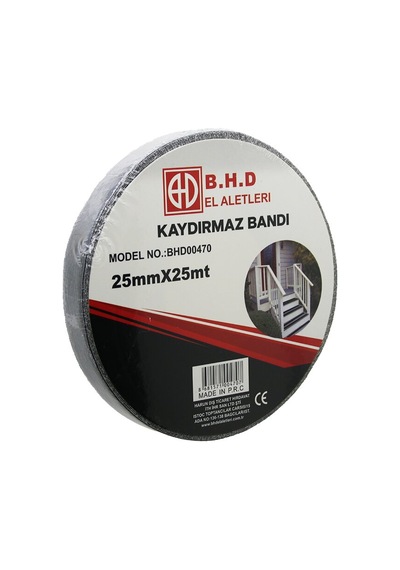 25mm X 25mt Kaydırmaz Siyah Bant 2