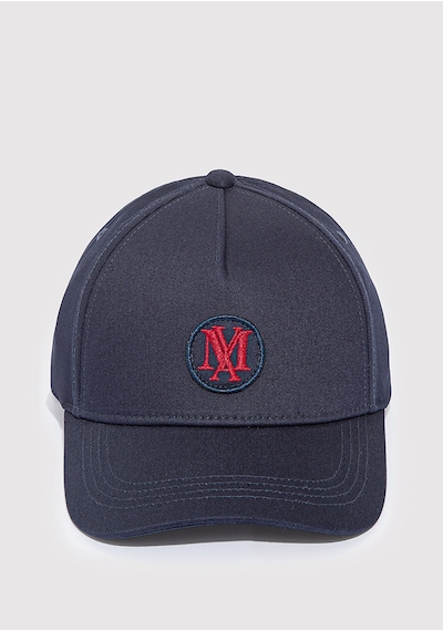 Mavi - Mühür Logo Nakışlı Lacivert Şapka 0911881-70500
