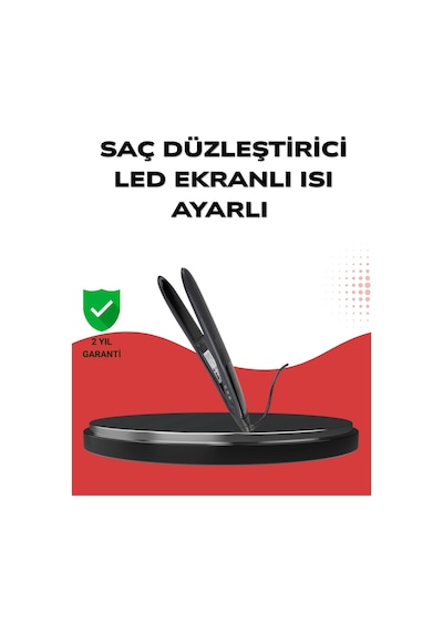 A Kalite Orijinal 2025 Isı Ayarlı Titanyum Seramik Plakalı Profesyonel Saç Düzleştirici