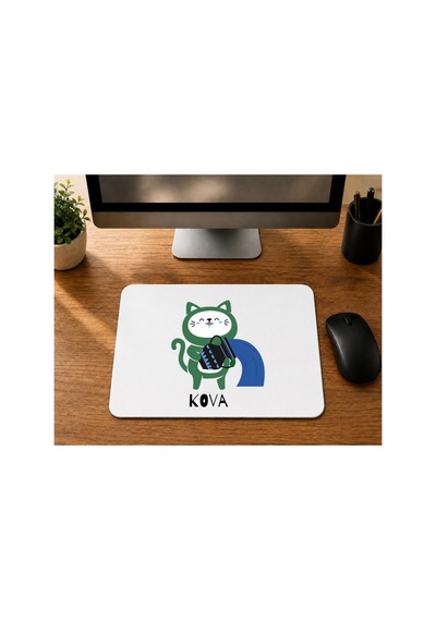 Kova Burcu Ve Onla Alakalı Komik Açıklama Baskılı Mousepad Bilgisayar Altlığı