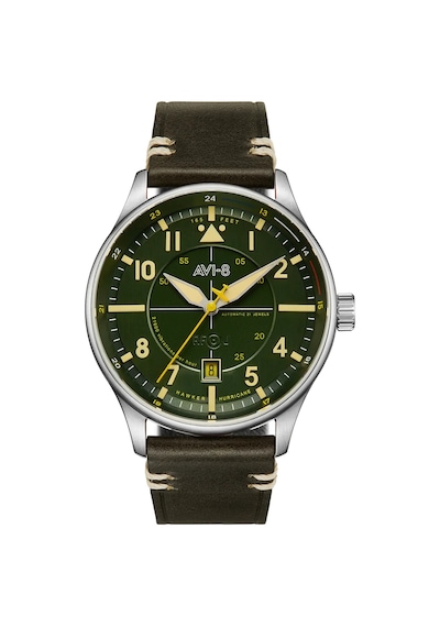 Avı-8 Hawker Hurricane Kent Av-4094-03 Otomatik Erkek Kol Saati Altın