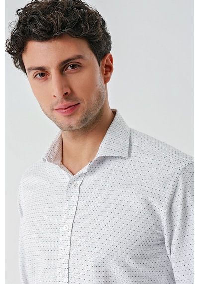 İmza Bej Uzun Kollu Desenli Armürlü Cepsiz Pamuklu Klasik Slim Fit Dar Kesim Gömlek 1004240189-bej Bej İmza Bej Uzun Kollu Desenli Armürlü Cepsiz Pamuklu Klasik Slim Fit Dar Kesim Gömlek 1004240189-bej Bej