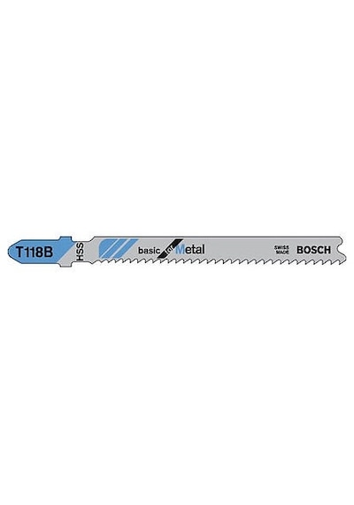 Bosch T 118 B Basic For Metal Dekupaj Testeresi Bıçağı 5'Li - 2608631014