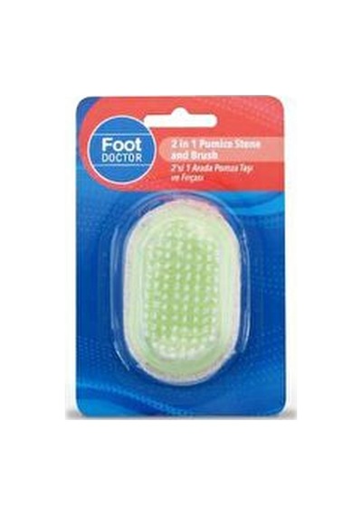 Foot Doctor 2 Si 1 Arada Pomza Taşı Ve Fırçası 24'li Paket