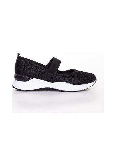 Dilimler Ayakkabı Bandana Detaylı Siyah Anorak Kadın Spor Ayakkabı-148-Siyah