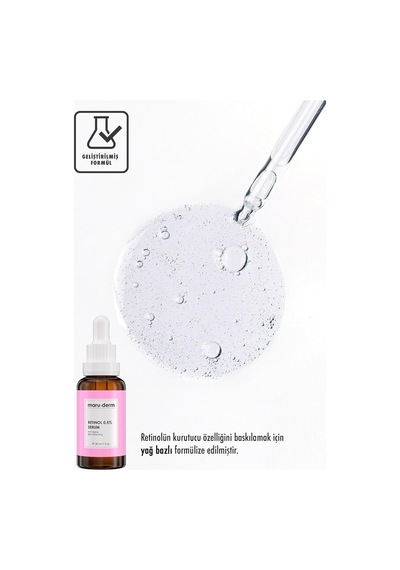 Retinol%0.5 Cilt Yenileyici Bakım Serumu Besleyici Bitkisel Yağlar & Seramid İle İnce Çizgi Karşıtı Yüz Serumu, 30 Ml Sku: Smg8690010407245